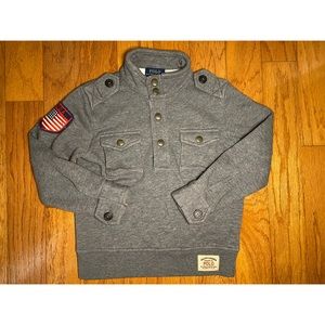 Gray Polo Sweater
